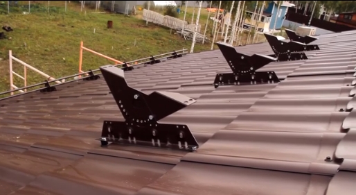 Мостик кровельный для фальцевой кровли Roofsystems Elite Smart фальц, L=2450 мм RAL 3005