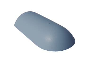 Начальная хребтовая черепица Braas Таунус цвет: графит