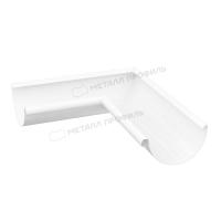 Угол желоба внутренний 90° Ø 125 мм, Металл Профиль, GS lite, PE, RAL 9003