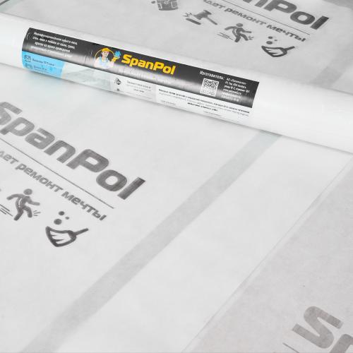 Защитный укрывной материал SpanPol, 1.1х25 м