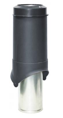 Вентиляционный выход Krovent Pipe-VT IS 150/700 мм черный