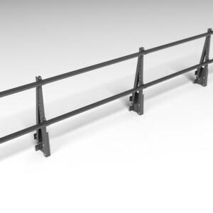 Ограждение кровельное на парапет Roofsystems Prestige, H=600 мм RAL 7024, L=3000 мм