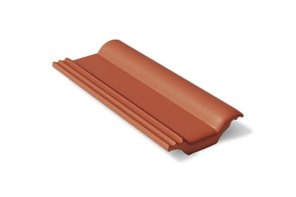 Половинчатая черепица Braas Франкфурт 420х180 мм, цвет: красный