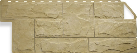 Фасадные панели Альта Профиль, Гранит, 1130 х 480 мм цвет: крымский