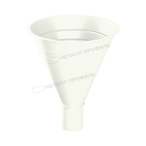 Воронка водосборная Ø 300/100 мм Металл Профиль Foramina, PUR, RAL 9010