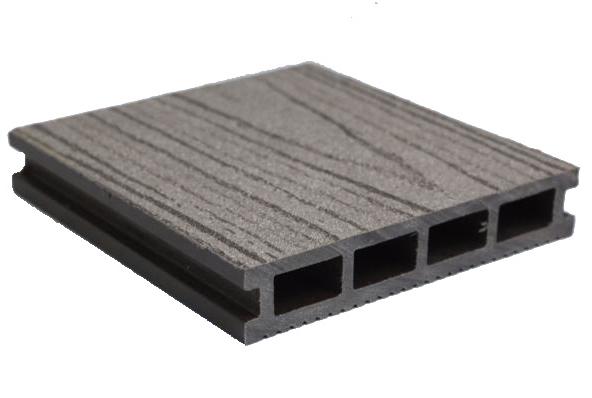 Террасная доска MasterDeck Classic 140 мм, L= 4000 мм вельвет и тиснение, цвет: венге