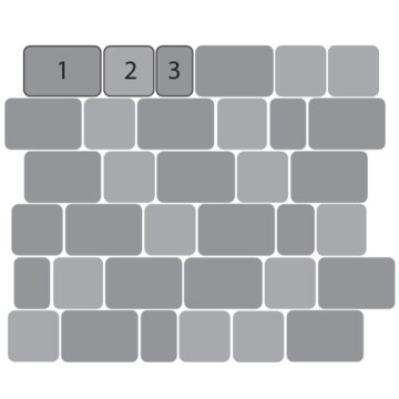 Тротуарная плитка SteinRus Инсбрук Альт 40 мм 118/178 х 88/118 мм, цвет: оранжевый