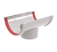 Воронка желоба пвх, Grand Line классик Ø 120/87 мм, цвет: белый