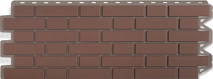 Фасадные панели Альта Профиль, Кирпич клинкерный, 1220 х 440 мм цвет: жженый