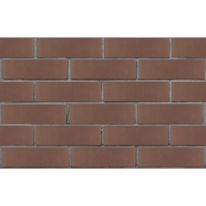 Кирпич облицовочный керамический ЛСР, 1НФ пустотелый, цвет: темно-коричневый, гладкий, М175, 250х120х65 мм