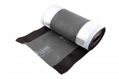 Аэроэлемент конька Grand Line 310х5000 мм, цвет: черный