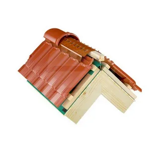 Аэроэлемент конька-хребта Eurovent ROLL GEO, 180х5000 мм, цвет: кирпичный