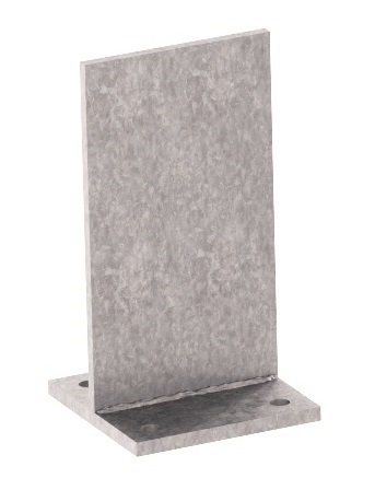 Опора потайная Т-образная HolzTechnic, F70, 100х100 мм, H=206 мм