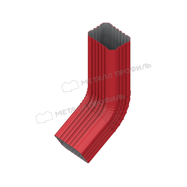 Колено трубы 60°, Металл Профиль Бюджет, Ø76х102 мм, RAL 3011