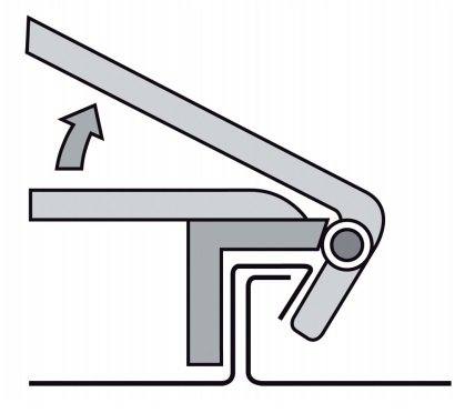 Рамка RAU для Г-образного фальца 220 мм