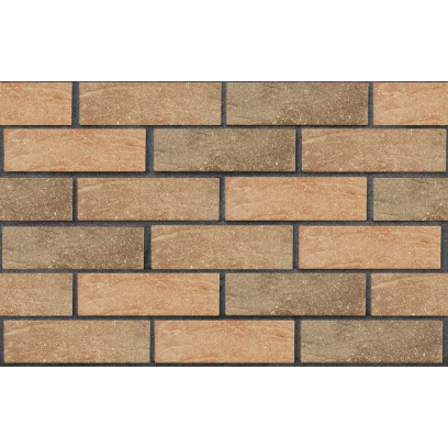 Кирпич облицовочный керамический ЛСР, 1НФ пустотелый, цвет: красный Флэш с пепельной посыпкой, рустик, М175, 250х120х65 мм