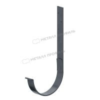 Держатель желоба Ø125 мм, L=280 мм, Металл Профиль, GS lite, ПО, RAL 7024