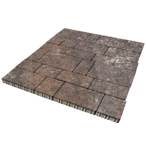 Тротуарная плитка SteinRus Инсбрук Тироль 60 мм 120/160/280/320/360 х 120/160/200 мм, цвет: сепия