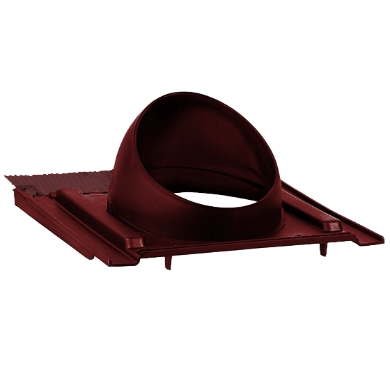Основание для вент.трубы Krovent Krovent General-Purpose для керамической черепицы 125/150 мм красный