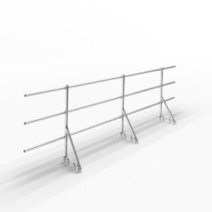 Ограждение кровельное Roofsystems Alum Master фальц Н900, L=3000 мм RAL 7004