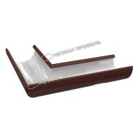 Угол желоба универсальный 90°, Ø185 мм, Металл Профиль Проект, PE, RAL 8017