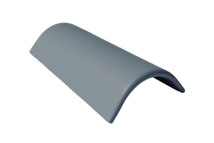 Коньковая черепица Braas Франкфурт 450х250 мм, цвет: графит