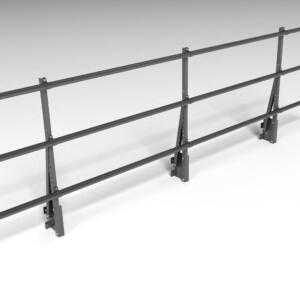 Ограждение кровельное на парапет Roofsystems Prestige, H=900 мм RAL 7016, L=3000 мм