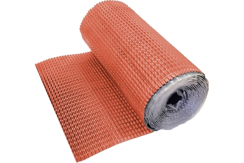 Лента для примыкания гофрированная алюминиевая Optima, 280х5000 мм, цвет: кирпичный