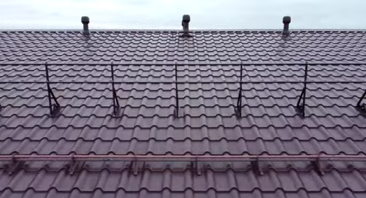 Ограждение кровельное, универсальное Roofsystems Econom Smart, H=900 мм RAL 8017, L=3000 мм