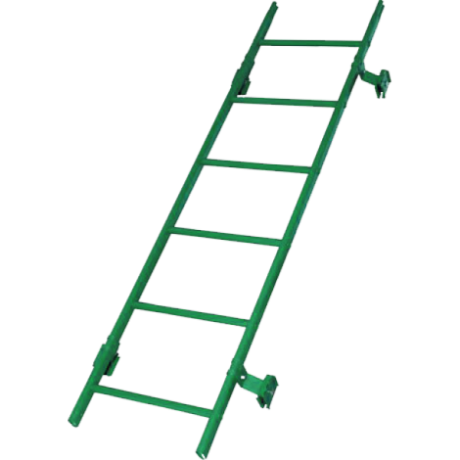 Лестница кровельная для фальцевой кровли Roofsystems Prestige 400 фальц, L=3000 мм RAL 6005