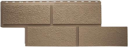 Фасадные панели Альта Профиль, Неаполь ЭКО, 1260 х 460 мм цвет: бежевый