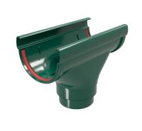 Воронка желоба пвх, Grand Line Дизайн Ø 135/90 мм, цвет: зеленый