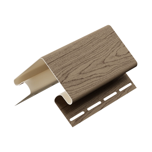 Внешний угол 75/15, Docke, L=3000 мм серия Lux под дерево, цвет: Сибирский