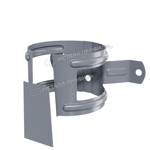Держатель трубы на дерево Ø100 мм, Металл Профиль Foramina, PUR, RAL 7024