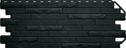 Фасадные панели Альта Профиль, Кирпич антик ЭКО, 1170 х 450 мм цвет: графит