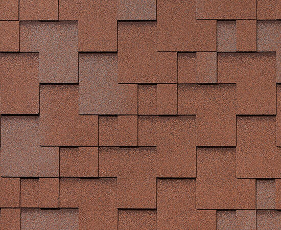 Битумная черепица RoofShield, Премиум, модерн цвет: песочный, 3 м² / уп.