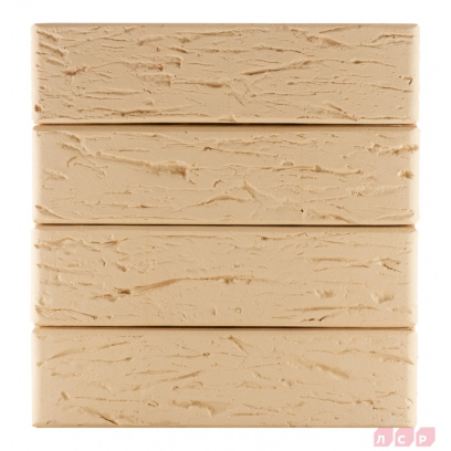 Кирпич облицовочный керамический ЛСР, 1НФ пустотелый, цвет: бежевый, рустик, М175, 250х120х65 мм