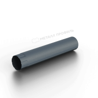 Труба водосточная Ø100 мм, Металл Профиль Foramina Freeze, L=3000 мм, Grey