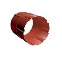 Соединитель трубы, Grand Line Ø 90 мм, RAL 8004