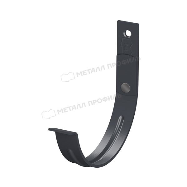 Держатель желоба Ø125 мм, L=132 мм, Металл Профиль Foramina, PUR, RAL 7024