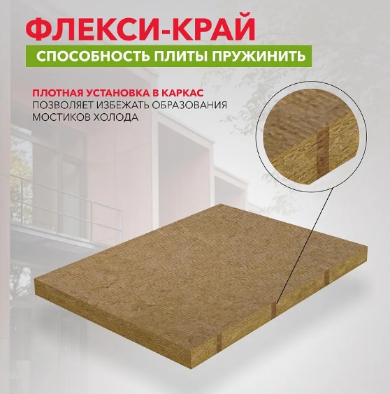 Rockwool Лайт Баттс Скандик, 100х600х1200 мм, 4.32 м², 0.432 м³ уп