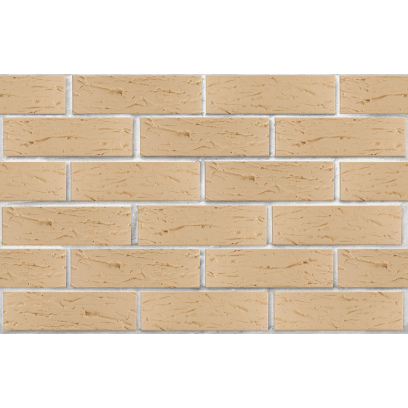 Кирпич облицовочный керамический ЛСР, 1НФ пустотелый, цвет: бежевый, рустик, М175, 250х120х65 мм