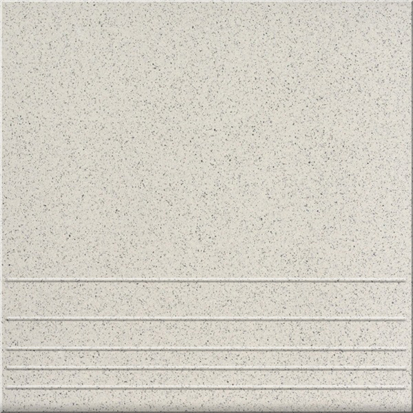 Керамогранит, Уральский гранит, Стандарт, 300х300х8 мм УГ 126, матовый, ступени, серо-бежевый