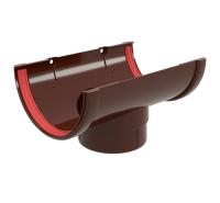 Воронка желоба пвх, Grand Line классик Ø 120/87 мм, цвет: шоколад