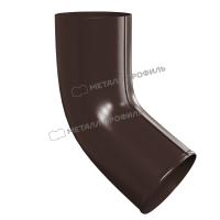 Колено сливное 60°, Ø90 мм, Металл Профиль, GS lite, PE, RAL 8017