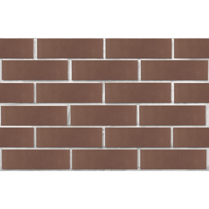 Кирпич облицовочный керамический ЛСР, 1НФ пустотелый, цвет: темно-коричневый, гладкий, М175, 250х120х65 мм