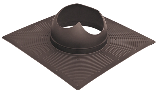 Основание для канализационной вент. трубы Krovent Base-VT 110 мм коричневый