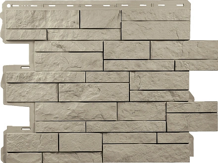 Фасадные панели Альта Профиль, Шотландия ЭКО, 800 х 590 мм цвет: кремовый