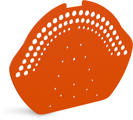 Заглушка конька Eurovent DECK, цвет: терракотовый