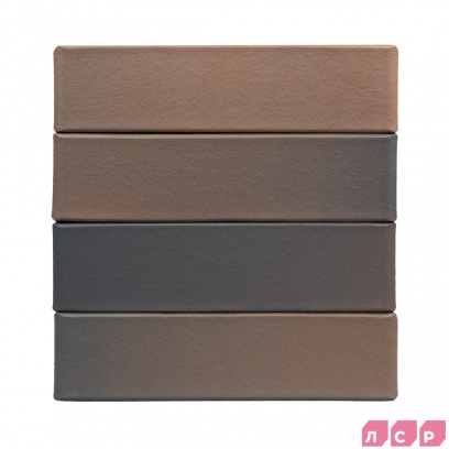 Кирпич облицовочный керамический ЛСР, 1НФ пустотелый, цвет: светло-коричневый Флеш, гладкий, М175, 250х120х65 мм